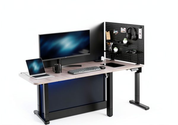VIVO Desk Pegboard Clamp-On Black 30" Office Organizer with Metal-6