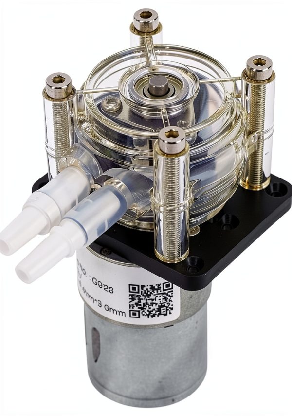 Peristaltic Liquid Pump Garosa G928 12V Steel Large Flow Meter-0